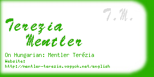 terezia mentler business card